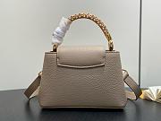 LV Capucines Mini Taurillon Leather Taupe M14177 - 21x13.6x8cm - 5