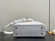 LV Capucines Mini Taurillon Leather White M14177 - 21x13.6x8cm - 5