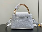 LV Capucines Mini Taurillon Leather White M14177 - 21x13.6x8cm - 2