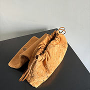 Bottega Veneta Giorno Suede Amber - 33x19x8cm - 4