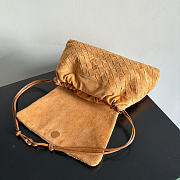 Bottega Veneta Giorno Suede Amber - 33x19x8cm - 2