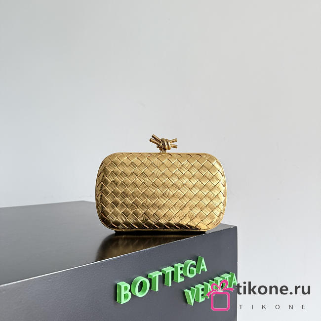 Bottega Veneta Knot Gold - 19x11.5x5cm - 1
