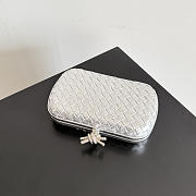 Bottega Veneta Knot Silver - 19x11.5x5cm - 4