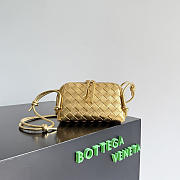Bottega Veneta Concert Pouch Gold - 18.5x11.5x8.5cm - 1