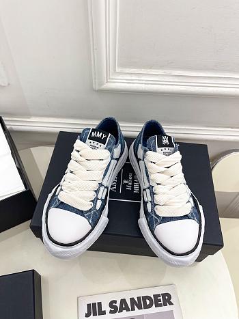 Amiri x Maison Mihara Yasuhiro Bones Sneaker Denim Blue