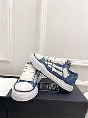 Amiri x Maison Mihara Yasuhiro Bones Sneaker Denim Blue - 3