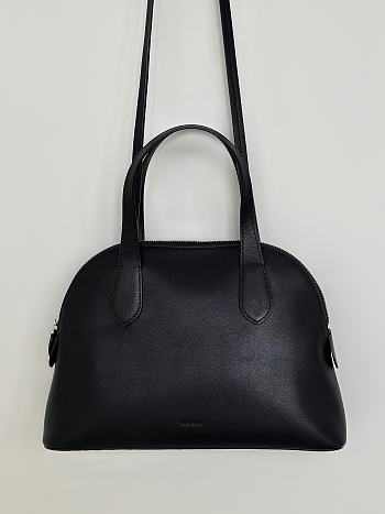 The Row Medium Ingrid Bag in Leather Black - 28x19x7cm