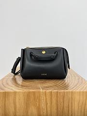 Loewe Small Madrid Bag in Supple Calfskin Black - 23.5x19x10cm - 3