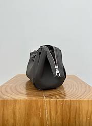Loewe Small Madrid Bag in Supple Calfskin Gray - 23.5x19x10cm - 6