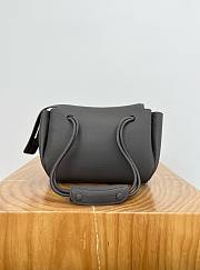 Loewe Small Madrid Bag in Supple Calfskin Gray - 23.5x19x10cm - 2