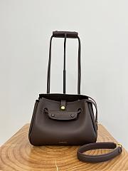 Loewe Small Madrid Bag in Supple Calfskin Chocolate - 23.5x19x10cm - 1