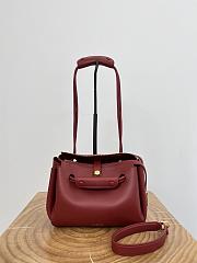 Loewe Small Madrid Bag in Supple Calfskin Red - 23.5x19x10cm - 1