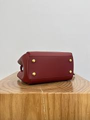 Loewe Small Madrid Bag in Supple Calfskin Red - 23.5x19x10cm - 3