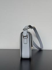 Celine Classique Triomphe Bag In Shiny Calfskin Pebble - 22x16.5x7cm - 6