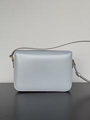 Celine Classique Triomphe Bag In Shiny Calfskin Pebble - 22x16.5x7cm - 3