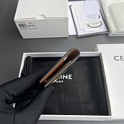 Celine Bi-Fold Card Holder In Triomphe Canvas - 10x7.5x1cm - 3