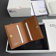 Celine Bi-Fold Card Holder In Triomphe Canvas - 10x7.5x1cm - 2