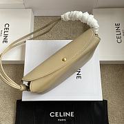 Celine Trio Flap In Smooth Lambskin Beige - 22.5x13x3.5cm - 6
