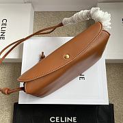 Celine Trio Flap In Smooth Lambskin Brown - 22.5x13x3.5cm - 4