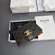 Celine Fine Strap Wallet Nino In Triomphe Canvas - 10.5x8x2cm - 3