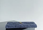 Bottega Veneta Andiamo Clutch Neptune Suede - 31x13x3cm - 6