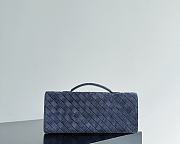 Bottega Veneta Andiamo Clutch Neptune Suede - 31x13x3cm - 4