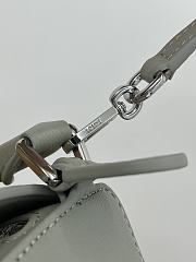 Loewe Mini Featherlight Puzzle Bag In Nappa Lambskin Gray - 17.5x12.5x7.5cm - 3