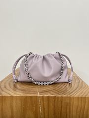 Loewe Medium Flamenco Purse In Mellow Nappa Lambskin Light Purple - 30x20x10.5cm - 3