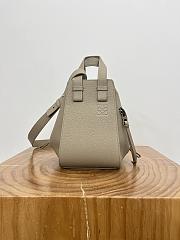 Loewe Compact Hammock Bag In Soft Grained Calfskin Clay - 20.8x19.5x14.4cm - 1