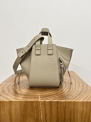 Loewe Compact Hammock Bag In Soft Grained Calfskin Clay - 20.8x19.5x14.4cm - 6