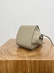 Loewe Compact Hammock Bag In Soft Grained Calfskin Clay - 20.8x19.5x14.4cm - 2