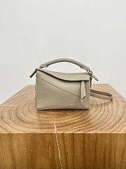 Loewe Mini Puzzle Edge Bag In Soft Grained Calfskin Clay - 18x12.5x8cm - 1