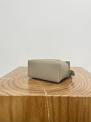 Loewe Mini Puzzle Edge Bag In Soft Grained Calfskin Clay - 18x12.5x8cm - 6