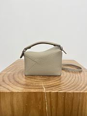 Loewe Mini Puzzle Edge Bag In Soft Grained Calfskin Clay - 18x12.5x8cm - 3