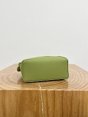Loewe Mini Puzzle Edge Bag In Classic Calfskin Apple Green - 18x12.5x8cm - 3