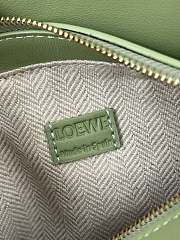 Loewe Mini Puzzle Edge Bag In Classic Calfskin Light Pear Green - 18x12.5x8cm - 3