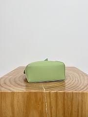 Loewe Mini Puzzle Edge Bag In Classic Calfskin Light Pear Green - 18x12.5x8cm - 5