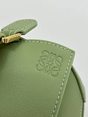 Loewe Mini Puzzle Edge Bag In Classic Calfskin Light Pear Green - 18x12.5x8cm - 6