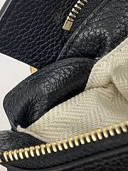 Loewe Mini Puzzle Edge Bag In Soft Grained Calfskin Black - 18x12.5x8cm - 4