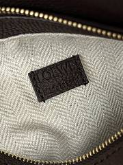 Loewe Mini Puzzle Edge Bag In Soft Grained Calfskin Chocolate - 18x12.5x8cm - 5
