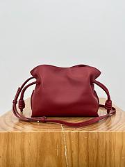 Loewe Mini Flamenco Clutch In Nappa Calfskin Red - 23.9x18x9cm - 5