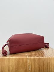Loewe Medium Flamenco Clutch In Nappa Calfskin Red - 30x24.5x10.5cm - 6