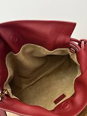 Loewe Medium Flamenco Clutch In Nappa Calfskin Red - 30x24.5x10.5cm - 5