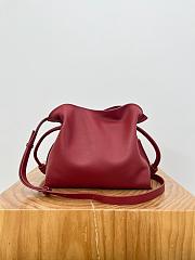 Loewe Medium Flamenco Clutch In Nappa Calfskin Red - 30x24.5x10.5cm - 4