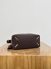 Loewe Small Featherlight Puzzle Bag In Nappa Lambskin Burgundy - 24x16.5x10.5cm - 2
