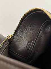 Loewe Small Featherlight Puzzle Bag In Nappa Lambskin Chocolate - 24x16.5x10.5cm - 4