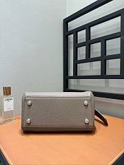 Loewe Small Madrid Bag in Supple Calfskin Elephent Gray - 23.5x19x10cm - 2