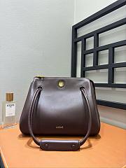 Loewe Medium Madrid Bag In Supple Grained Calfskin Chocolate - 28.5x11x23cm - 6