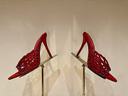 Christian Louboutin Lasera Strass Mule 100mm Mules Red - 4