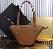 Dolce & Gabbana Capri Crow's Nest Bag Brown -33x17x13cm - 5